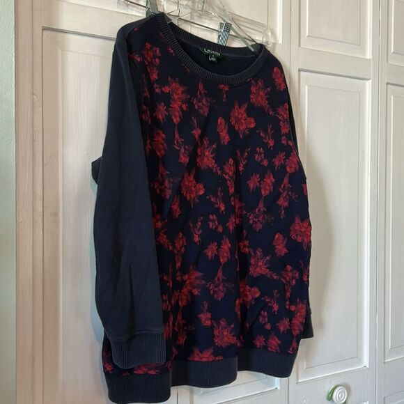 Ralph Lauren Floral Sweatshirt - Size 1X - Picture 4 of 7